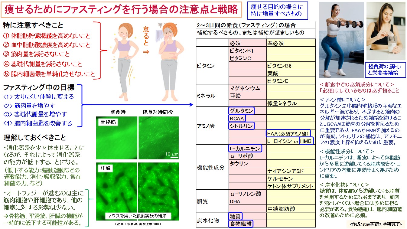 痩せるためにファスティングを行う場合の注意点と戦略