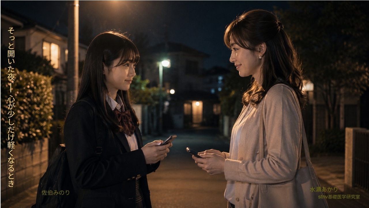 そっと開いた夜──心が少しだけ軽くなるとき