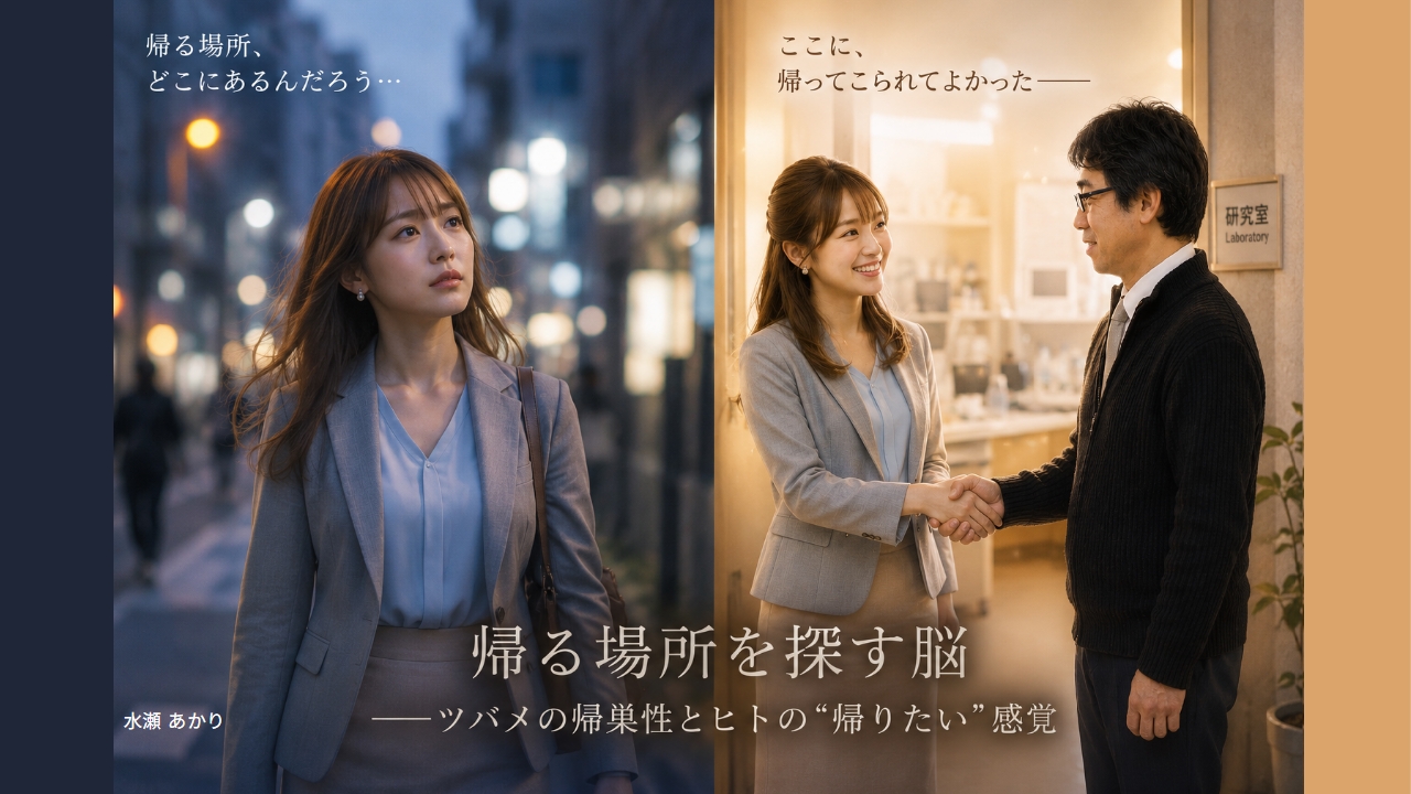 帰る場所を探す脳──ツバメの帰巣性とヒトの“帰りたい”感覚