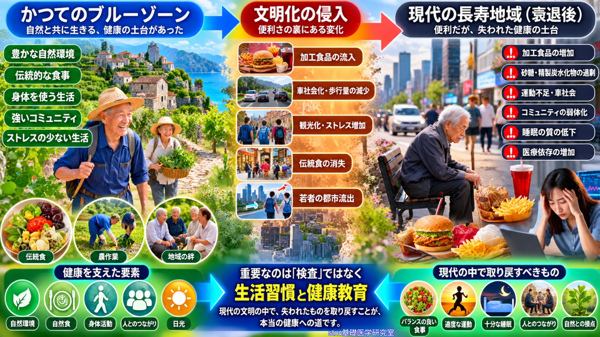 失われた長寿の村──文明化は健康を奪う