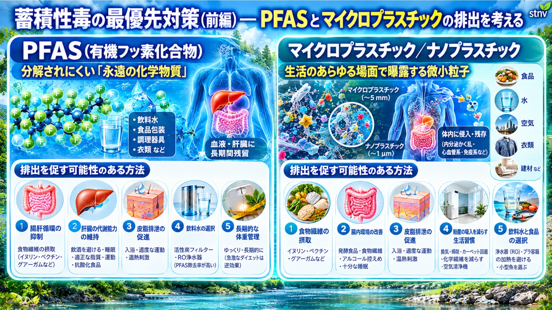 蓄積性毒の最優先対策（前編）──PFASとマイクロプラスチックの排出を考える